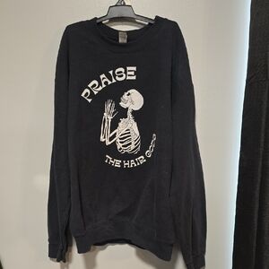 Black Graphic Women's Sweatshirt